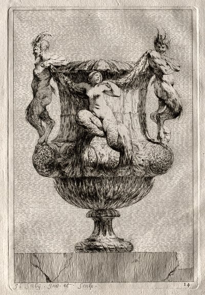 Váza-szvit: 1746. 14. tábla. alkotó: Jacques Francois Joseph Saly