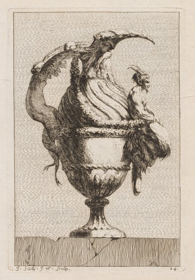 Váza-szvit: 1746. 24. tábla. alkotó: Jacques Francois Joseph Saly