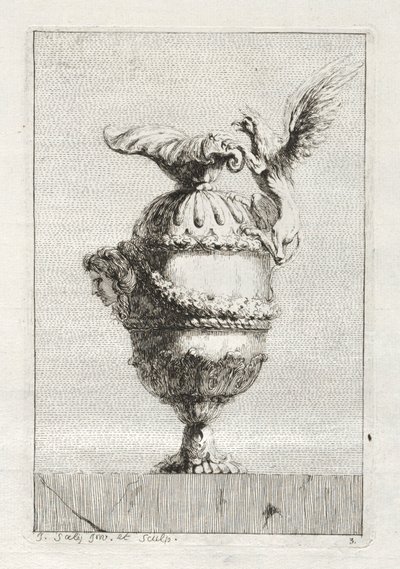 Váza-szvit: 1746. 3. tábla. alkotó: Jacques Francois Joseph Saly