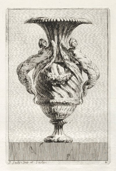 Váza-szvit: 1746. 4. tábla. alkotó: Jacques Francois Joseph Saly