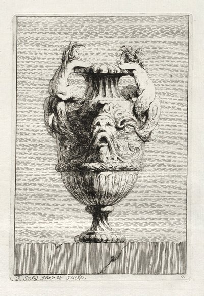 Váza-szvit: 1746. 7. tábla. alkotó: Jacques Francois Joseph Saly