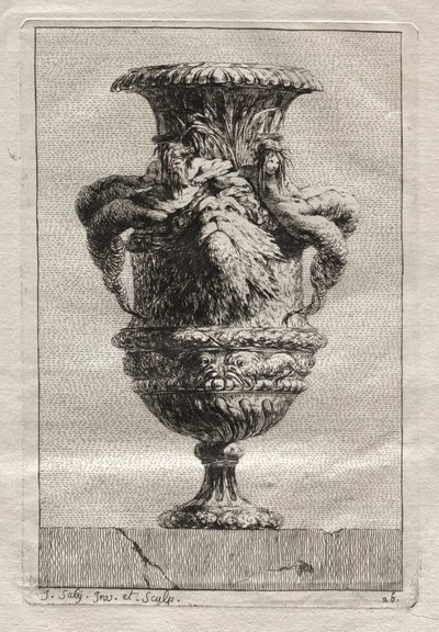 Vázák szvitje:  Tányér 26 alkotó: Jacques François Saly