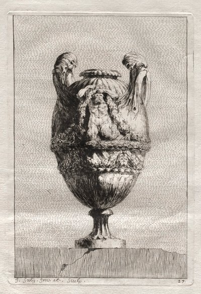 Vázák szvitje:  Tányér 27 alkotó: Jacques François Saly