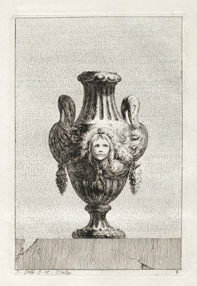 Vázák szvitje:  Tányér 8 alkotó: Jacques François Saly