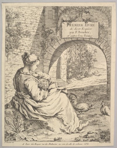 Homlokzat, 18. század közepe-vége. alkotó: Jacques Gabriel Huquier
