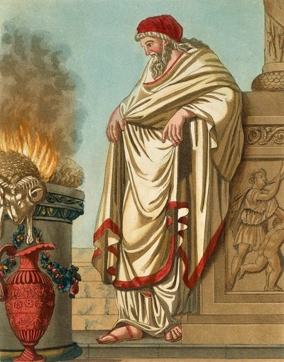 Jacques Grasset de Saint-Sauveur (1757-1810) nagypápa, metszet az ókori Rómából, vagy történelmi és képi leírása mindennek, ami a római néppel, katonaságukkal, szokásaikkal, vallási és közéletével kapcsolatos alkotó: Jacques Grasset de Saint-Sauveur