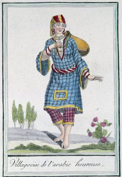 Boldog arab falu – Grasset St Sauveur „” Utazások enciklopédiájában”, szerk. 1796 alkotó: Jacques Grasset de Saint-Sauveur