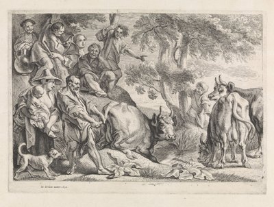Hercules en Cacus alkotó: Jacques Jordaens