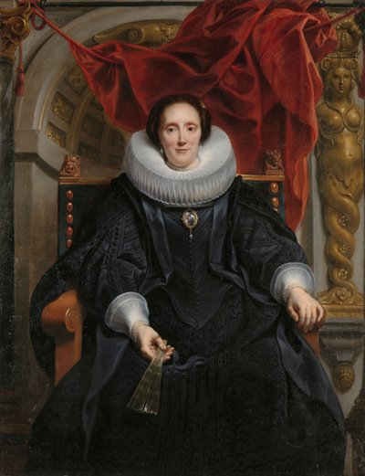 Rogier Le Witer és felesége, Catharina Behaghel portréi Catharina Behaghel, Rogier Le Witer feleségének portréja alkotó: Jacques Jordaens