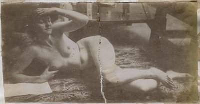 Egy tigrisbőrön fekvő női meztelen modell tanulmányozása Jacques de Lalaing stúdiójában alkotó: Jacques Lalaing (attributed to)