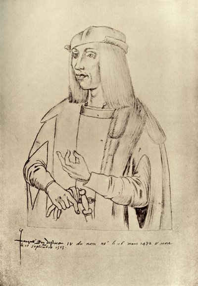 IV. James, skót király, 1909 alkotó: Jacques Leboucq