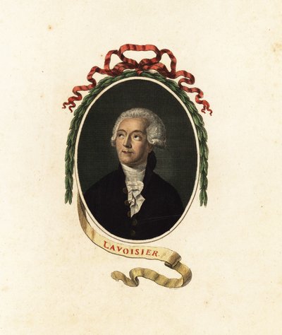 Antoine Lavoisier francia kémikus, közgazdász és nemes. 1805 (metszet) alkotó: Jacques Louis (after) David