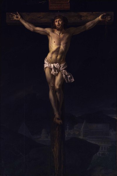 Krisztus a kereszten alkotó: Jacques Louis David