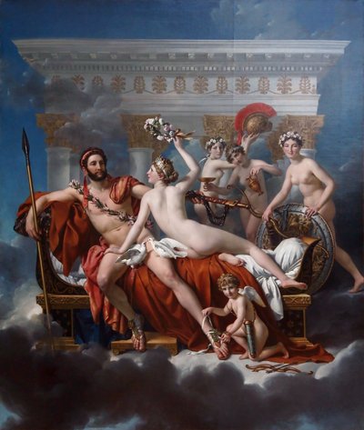 Francia: Mars désarmé par Vénus A Marsot lefegyverzi a Vénusz alkotó: Jacques Louis David