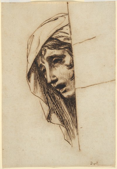 Egy nő feje alkotó: Jacques Louis David