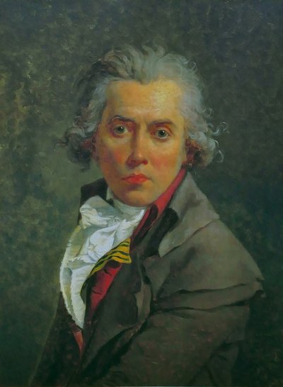 Olaszul:  Önarckép három gallérral alkotó: Jacques Louis David