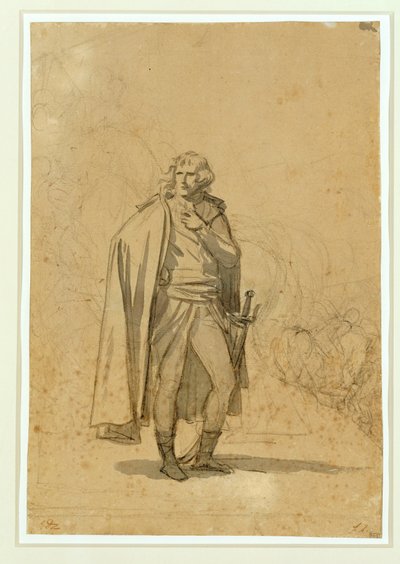 Le General Bonaparte debout ... alkotó: Jacques Louis David