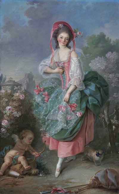 Guimard kisasszony mint Terpsichore alkotó: Jacques Louis David