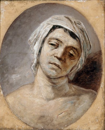 Marat meggyilkolta, 1794 körül. alkotó: Jacques Louis David
