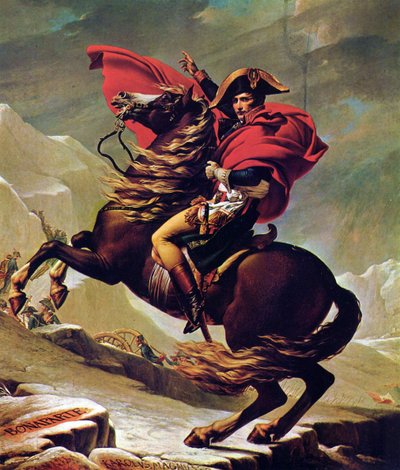 Napóleon Átkelés az lps alkotó: Jacques Louis David