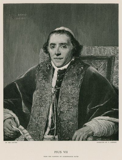 VII. Pius pápa alkotó: Jacques Louis David