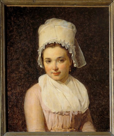 Catherine Marie Tallard (1772-1825) portréja, Francois Lamy, Sougeres polgármestere, Jacques Louis David (1748-1825) Yonne-festményén 1795 V. 0,64x0,54 m - Catherine Marie Tallard (1772-1825), Francois Lamy, Souge polgármestere feleségének portréja alkotó: Jacques Louis David