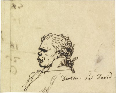 Georges Jacques Danton portréja 1759-1794 alkotó: Jacques Louis David