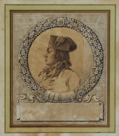 Philippe-François-Joseph Le Bas portréja 1762-1794, c. 1793 alkotó: Jacques Louis David