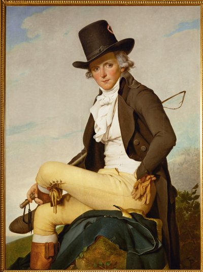 Pierre Seriziat portréja ... alkotó: Jacques Louis David