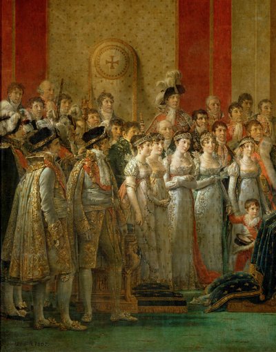 Napóleon koronázása a Notre-Dame-ban ... alkotó: Jacques Louis David