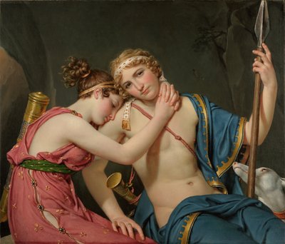 Telemakhosz és Eucharisz búcsúja alkotó: Jacques Louis David