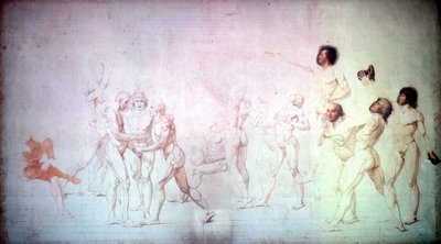 Az eskü a teniszpályán, 1791. alkotó: Jacques Louis David