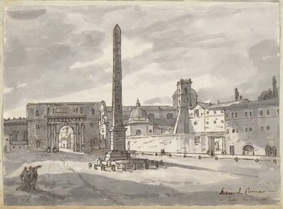 A Piazza del Popolo alkotó: Jacques Louis David