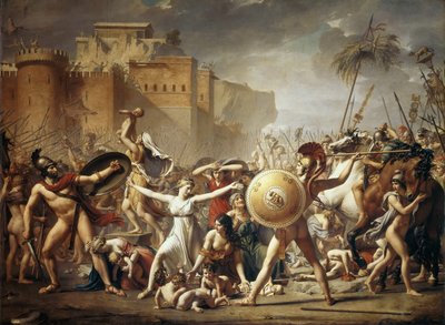 A szabin nők megerőszakolása alkotó: Jacques Louis David