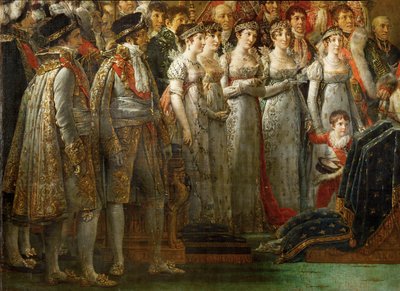 I. Bonaparte Napóleon császár koronázása ... alkotó: Jacques Louis David