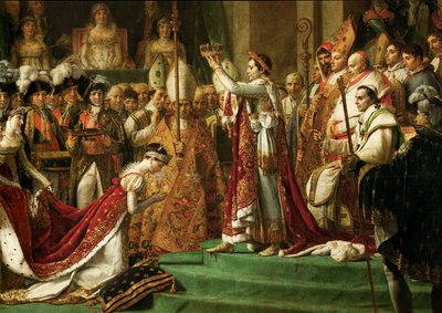 I. Bonaparte Napóleon császár koronázása ... alkotó: Jacques Louis David