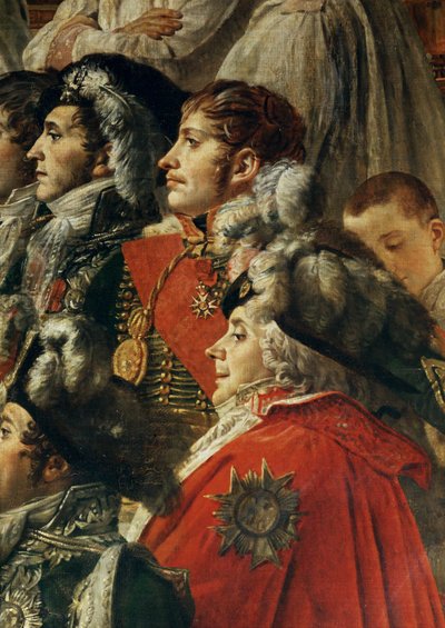 I. Napóleon megkoronázása VII. Pius pápa által a párizsi Notre-Dame székesegyházban ... alkotó: Jacques Louis David