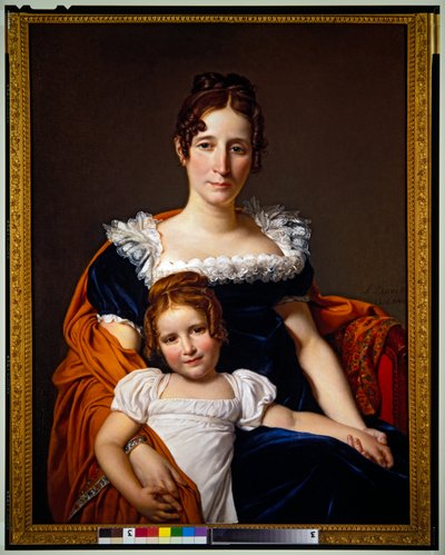 Vilain XIIII. alkirálynő és lánya alkotó: Jacques Louis David