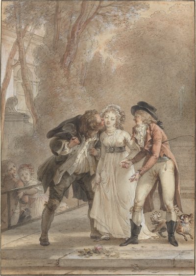 Kölcsönadott Kiss alkotó: Jacques Louis François Touzé