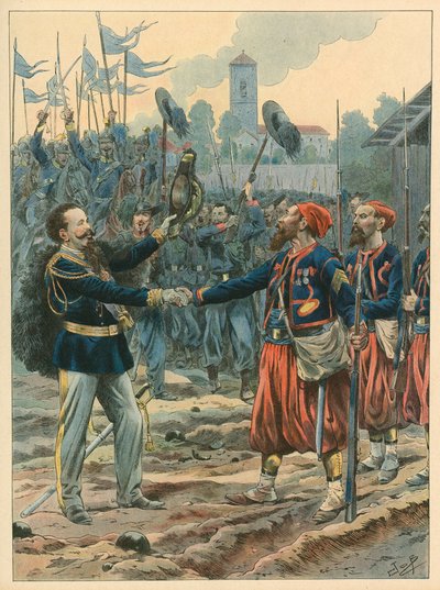 Olaszország – A királyi menet alkotó: Jacques Marie Gaston Onfray de Breville (Job)