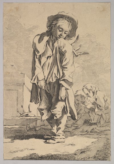Seprés fentről lefelé. alkotó: Jacques Philippe Le Bas