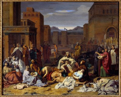 A pestis. Jacques Pilliard (1814-1898) festménye alkotó: Jacques Pillard