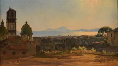 Olaszország városnézete alkotó: Jacques Raymond Brascassat