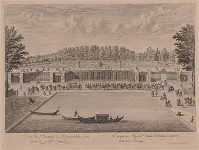 Chateau Fontainebleau a Canal Grande felől. alkotó: Jacques Rigaud