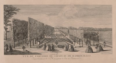 Rambouillet kastély virágoskertje alkotó: Jacques Rigaud