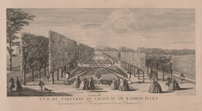 Rambouillet kastély virágoskertje. alkotó: Jacques Rigaud