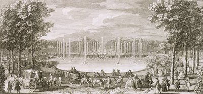 Kilátás a Neptunusz-kútra, Versailles alkotó: Jacques Rigaud