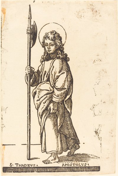 Szent Júdás (Thaddeus) alkotó: Jacques Stella