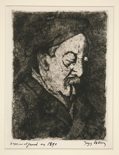 Emile Nicolle festő-nyomtató portréja (Emile Nicolle festő-nyomtató portréja) alkotó: Jacques Villon