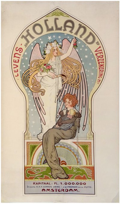Holland Életbiztosítás, c. 1910. alkotó: Jacques Zon